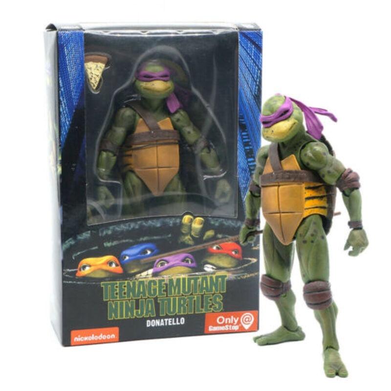 Фигурка-модель из фильма  Черепашки-ниндзя  1990 года, 7 дюймов, Neca. фиолетовый