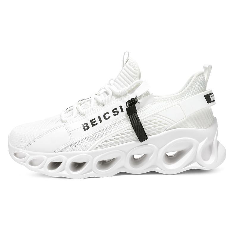 YRZL Men's Walking Shoes Breathable Sneakers Lightweight Shoes Soft Comfort Outdoor Casual Sport Mesh Gym Training Footwear