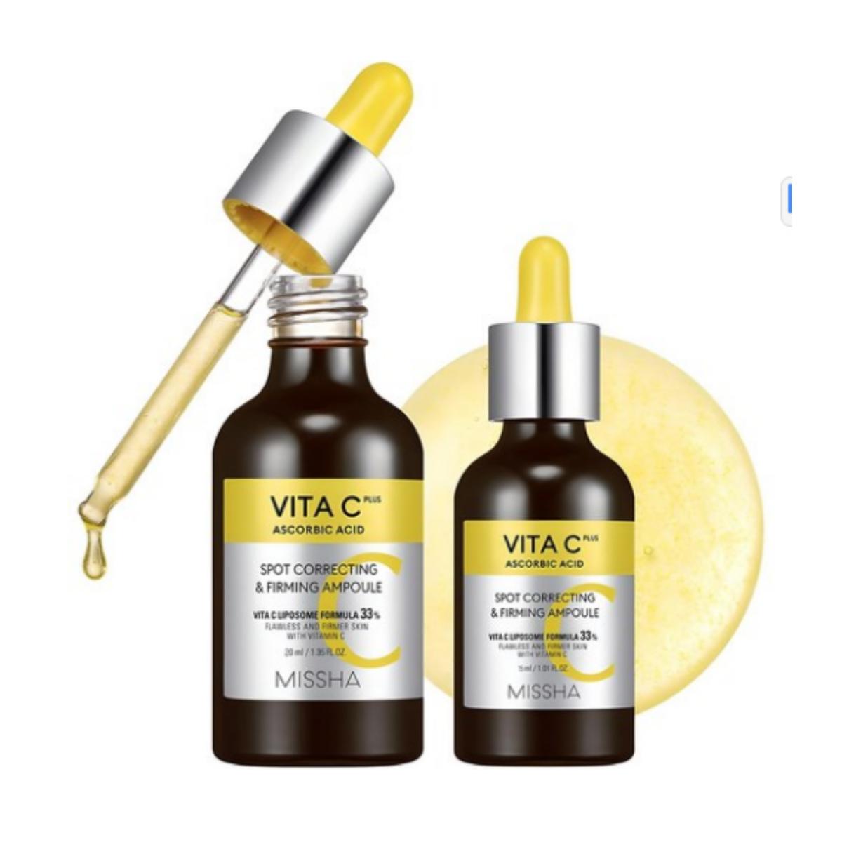 

MISSHA Ампула Vita C+ для сияния и эластичности 20 мл + 15 мл — 1 набор