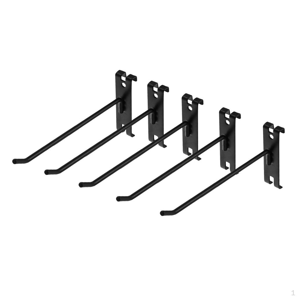 5 Multi-Purpose Wall Hooks, Grid Display Accessories for Kitchen, Backyard, Workshop