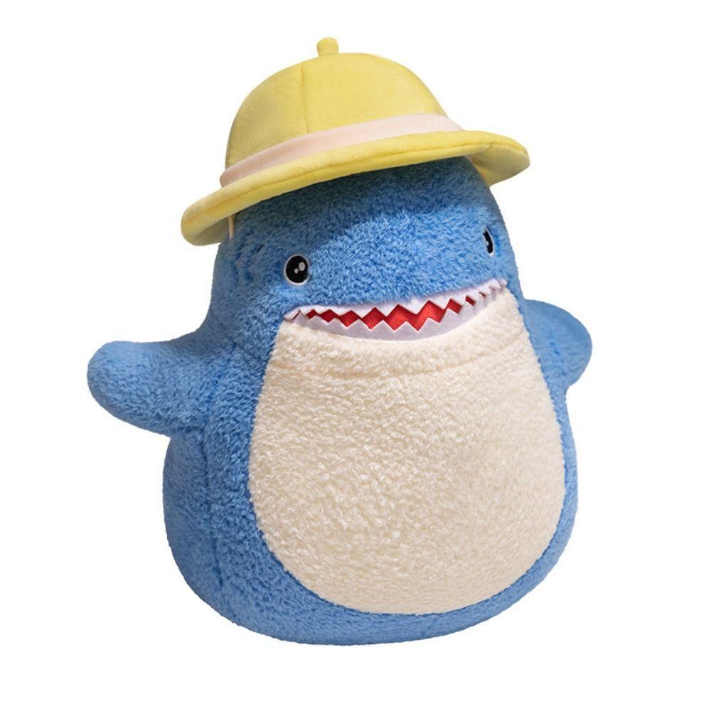 Sea Creature Shark Hat Plush Toy PP Cotton Hat Shark Stuffed Animals  Birthday Parties