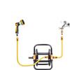 Hose Cart Reel Set for Garden & Car Wash with Storage & Connectors