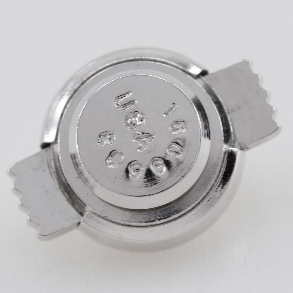 flour Brooch Pt900Platinum/diamond flour 3.5g Women Used