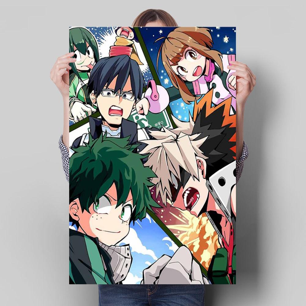My Hero Academia Decoration Mural Japanese Anime Poster Canvas Painting and Living Room Wall Art Prints for Modern Home Decor No Frame