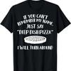 Roupa de Pizza de Massa Grossa Design Divertido para Amantes Camiseta