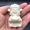 Yuanbao Rikedomens Gud Mini Liten Staty Hartsfigur Skulptur Söt Hemrum Kontor Bil Blomkruka Dekoration Feng Shui Staty