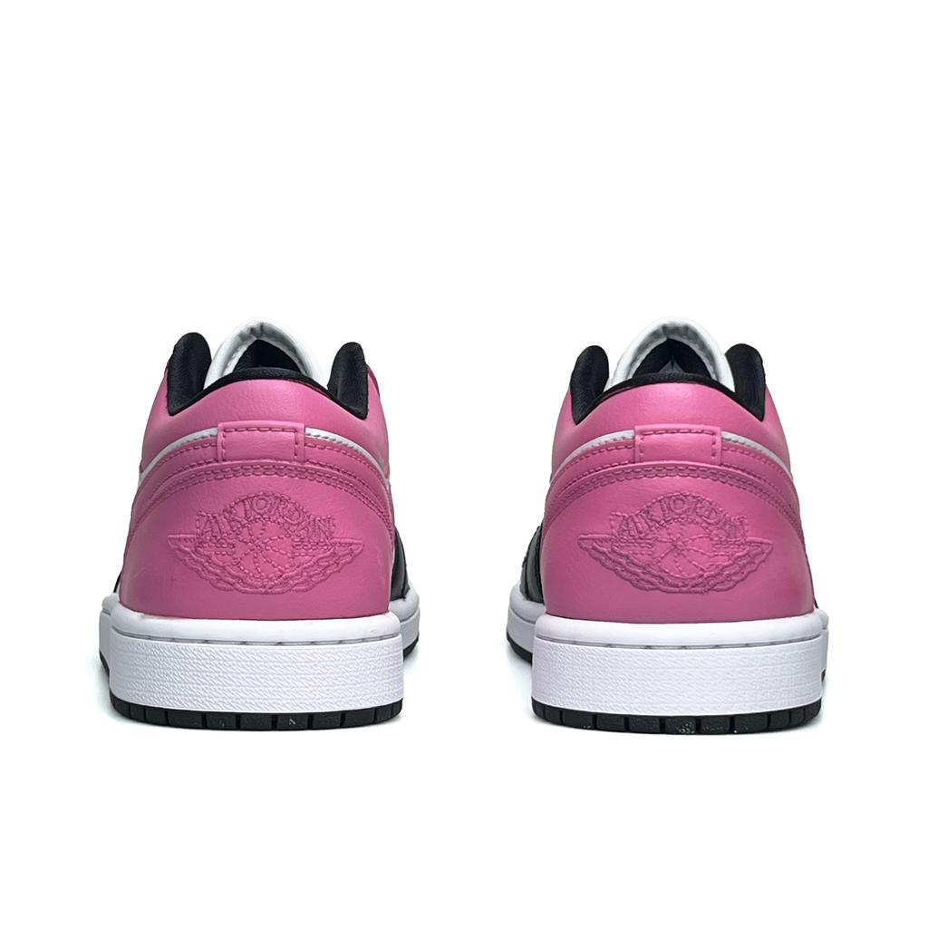 Jordan Air Jordan 1 Slip Resistant Abrasion Resistant Low Top Vintage Basketball Shoes Women's White Pink DC0774-101(Team974-)
