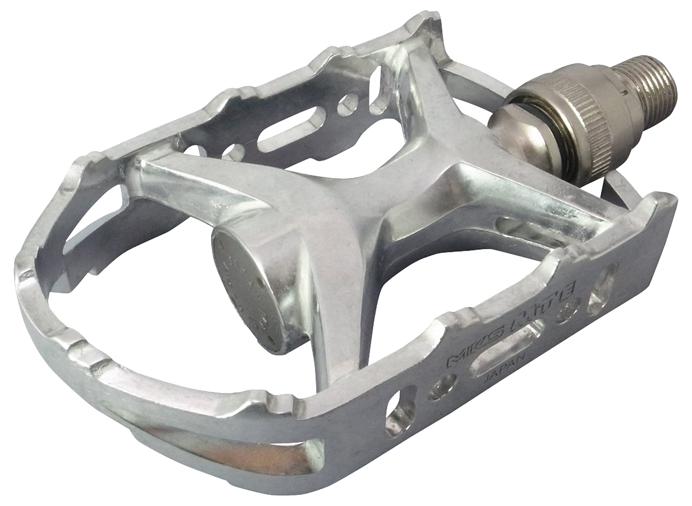 

MKS Ezy Left and Right Set (Mikashima) M-TE Pedals, Silver,