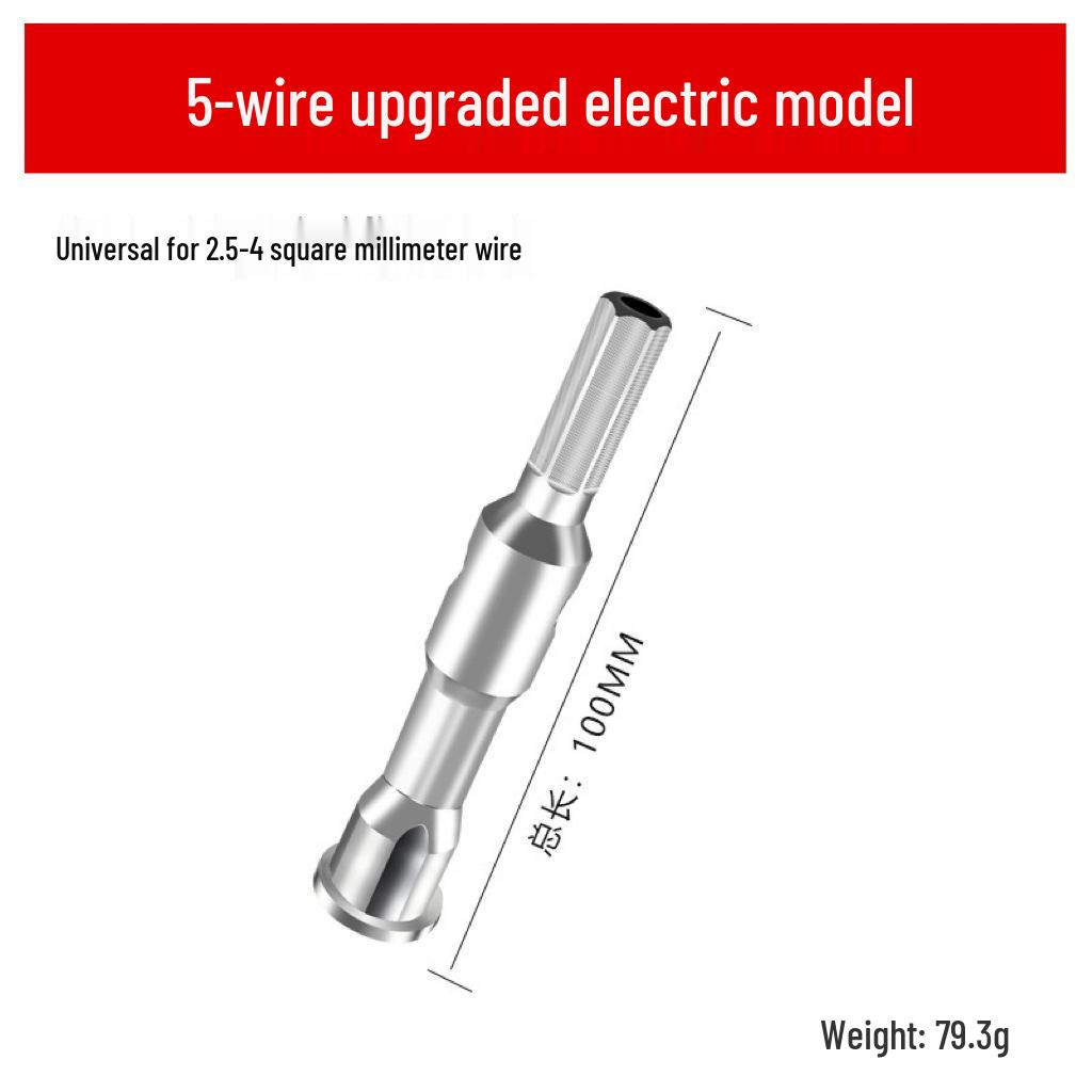 Automatic Wire Stripping & Twisting Tool - Hand-held Electrician's Universal Connector