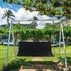 2/3 Seater Patio Swing Cover Chair Bench Replacement Covers Waterproof Heavy Duty 600D Oxford Cloth Swing Seat Cover,Swing Cushion Covers, for Patio