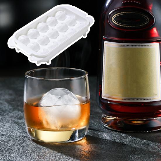 Stor isbricka Snabbfrysande sfäriska isbollsformar med förseglat lock Ingen lukt Långsamt smältande klar isbollsmaskin för whiskycocktails