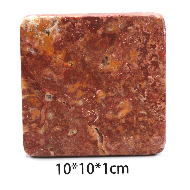 Nordic Marble Insulated Coaster – Round/Square Heat-Proof Cup Holder & Photo Prop.