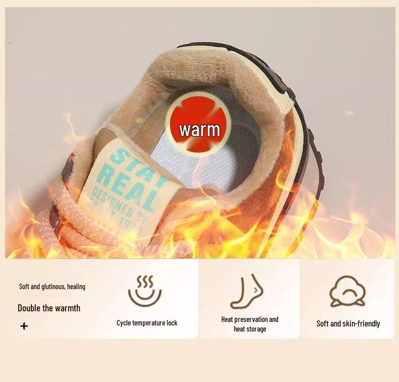 Women's Versatile Retro Casual Sneakers - German Design Autumn/Winter Microfiber Leather Dad Shoes