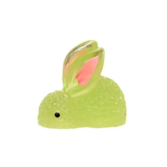 Luminous Micro Landscape Rabbit Ornaments Glow in The Dark Bunny Figurines for Moss Micro-Landscapes Fish Tank Decoration DIY Accessories