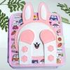 Bunny Book Quiet Book Early Education Enlightenment Baby Cloth Book Toy