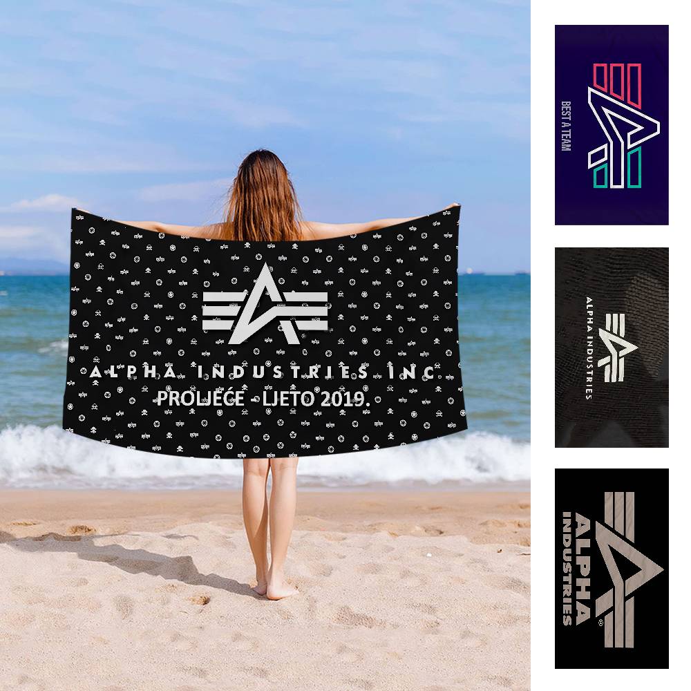 Textilien Alpha La Industries Microfiber Beach Towel Absorbent Quick Dry Soft Yoga Swimming Resort Mountain Climbing Towel