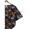 Women Cotton Black Summer Sleepwear Hippie Beach Cover Jungle Print Caftan Dress CKFTN-SCRN-FULL-BUYIT-180