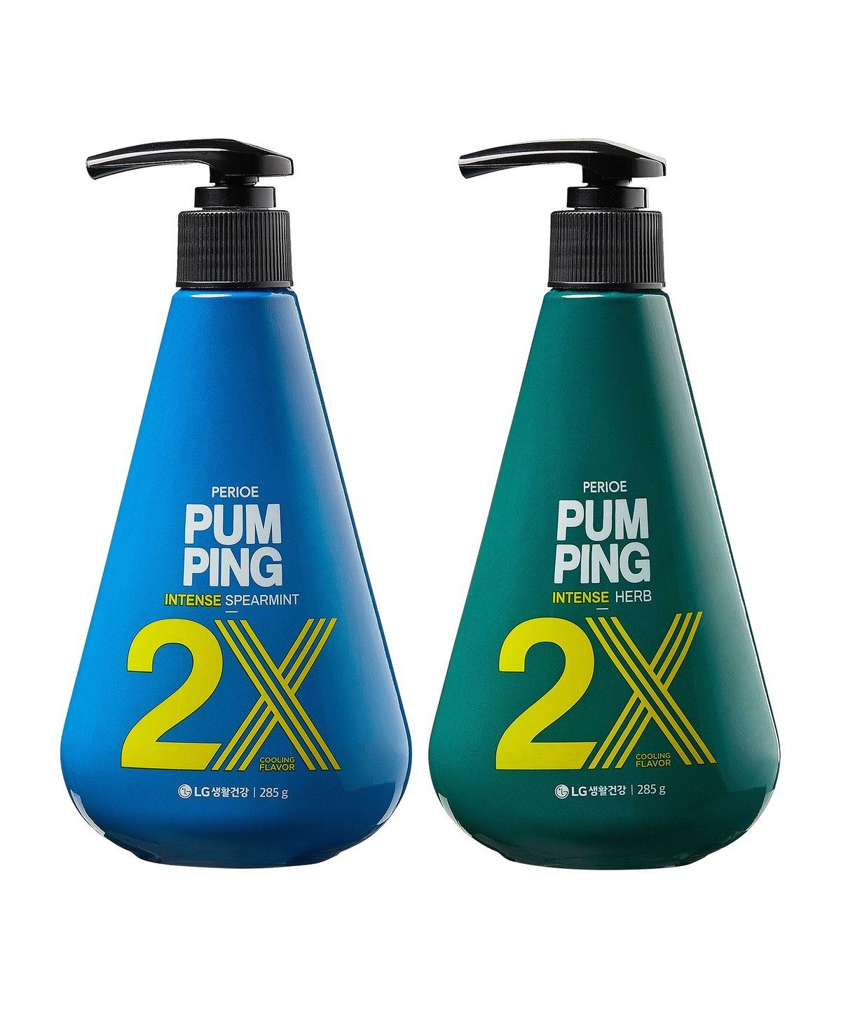 2X Intense Pumping Toothpaste 285g x 4 (Select 1 of 2 types) Spearmint x 4