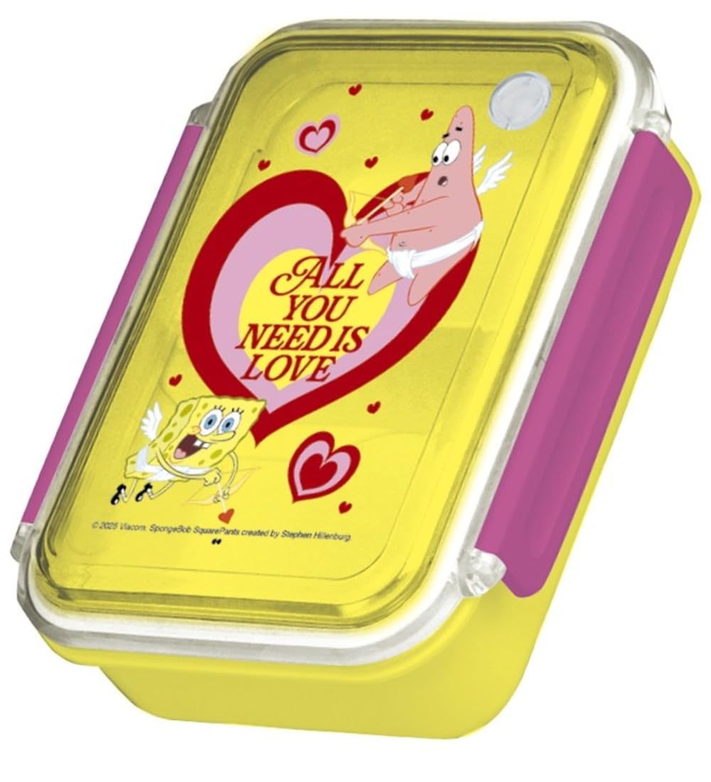 

Onishi Ken Seihan SPONGEBOB Серія для обіду HEART ANGEL Ланч-бокс, Губка Боб Квадратні Штани, 161 x 124 x 49 (ч) мм (500 мл), SBH-1500