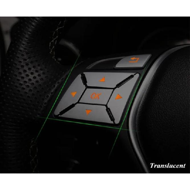 Lenkrad-Tastenschalter-Trimmabdeckungsaufkleber für Mercedes Benz ABCE Ml Gl Cla Gla Glk Sl Slk-Klasse W176 W246 W212 W204