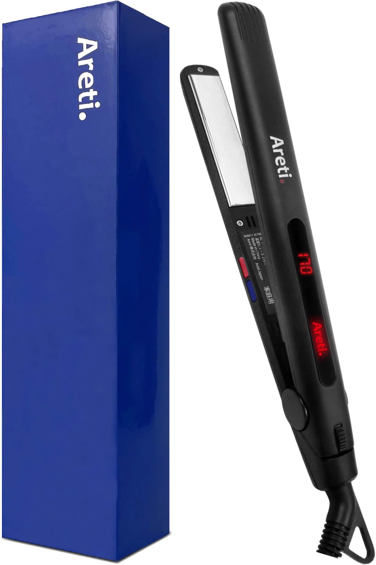 

Areti Hair Iron Straight & Curl 2way 20 мм Negative Ion Men s i679BK Almighty