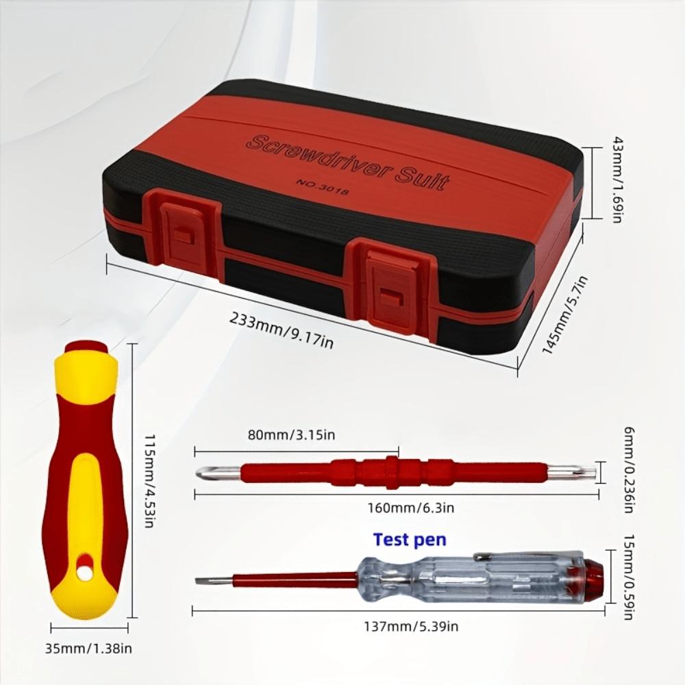 29-in-1 Precision Screwdriver Set with Ergonomic Non-Slip Handles, Magnetic Bits, and Sturdy Case - Ideal for Home Improvement and Daily Use