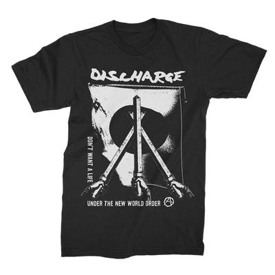 Vintage Discharge Band Don't Want A Life Cotton Black S-234XL Unisex Shirt Unisex T-Shirt