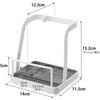 Yamazaki LadLe   Lid Stand L White W14 D12.3 H15.2cm Tower