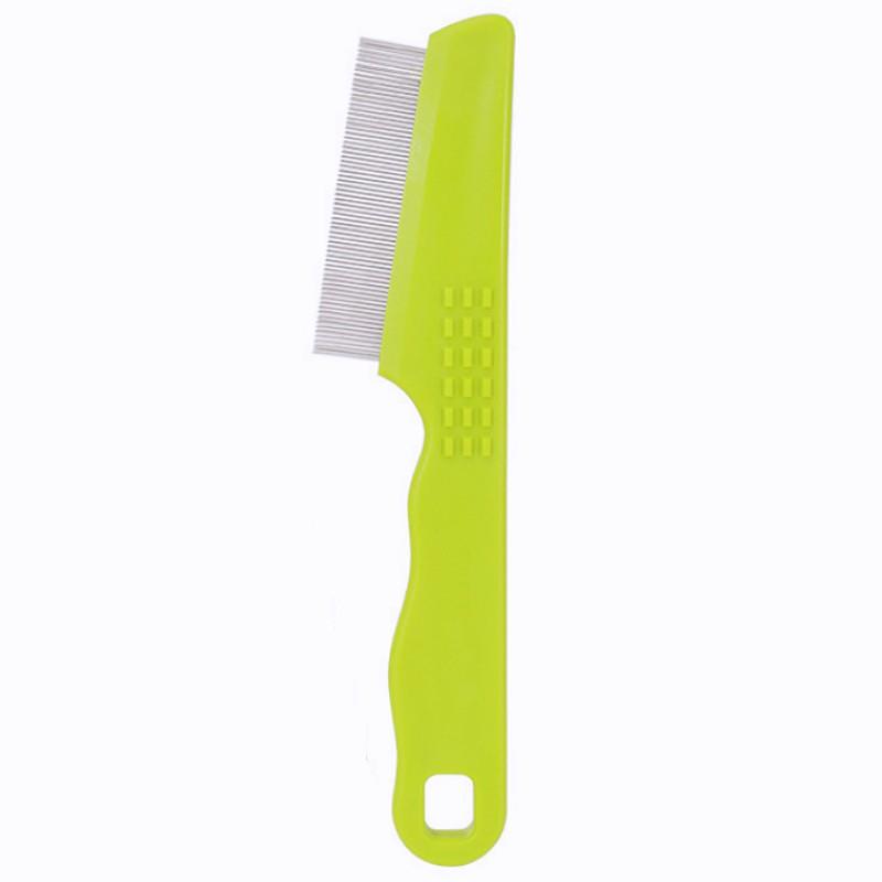 Dog Comb Dense Tooth Dogs Brush Double-row Flea Combs for Dogs Hair Cleaning Dog Grooming Pet Hair Remover Massage Cat Brush