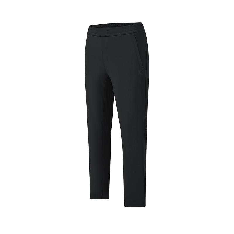 New FILA Knitted Sports Pants Men's Pitch Black A11M441609FBK