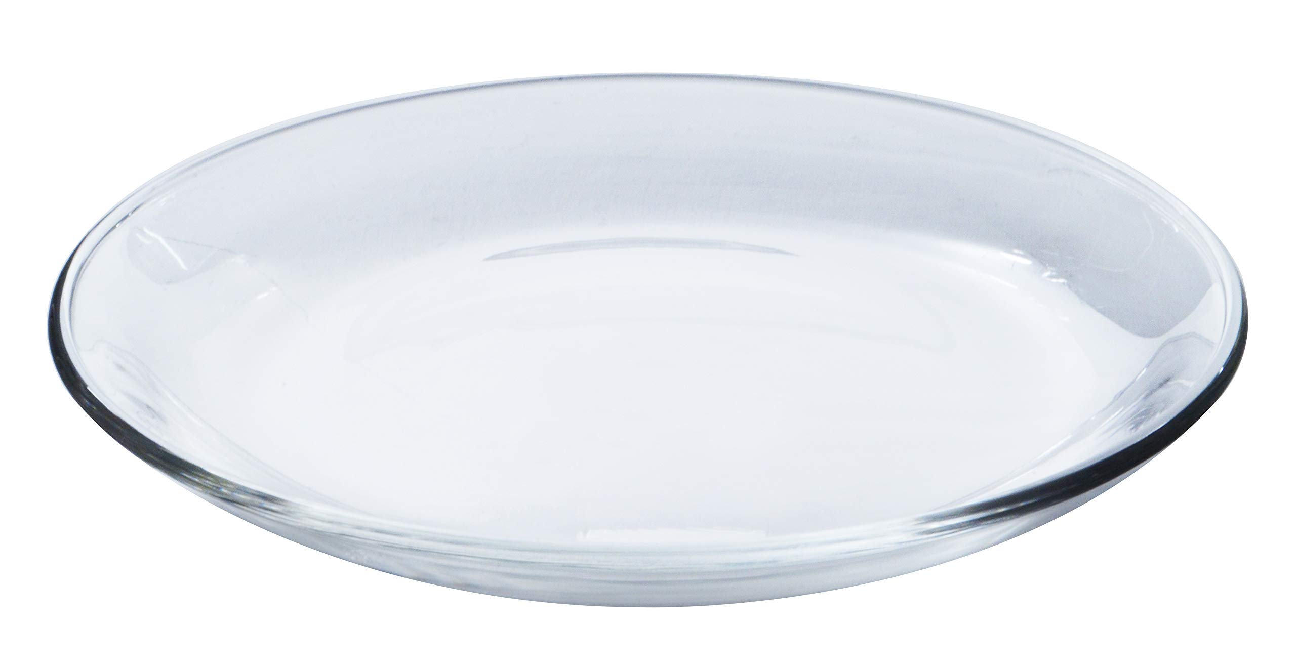 Toyo Sasaki Glass Alpha Plate Made in Dishwasher Glass Round Side Glass 18cm, Japan, Safe, Plate, Plate, Plate, Dish, Plate, Tableware, P-19306