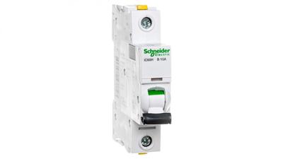 Circuit Breaker 1P B 10A 10kA AC iC60H-B10 A9F06110