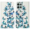 For Motorola Moto G75 5G Case Pattern PU Leather Flip Phone Cover