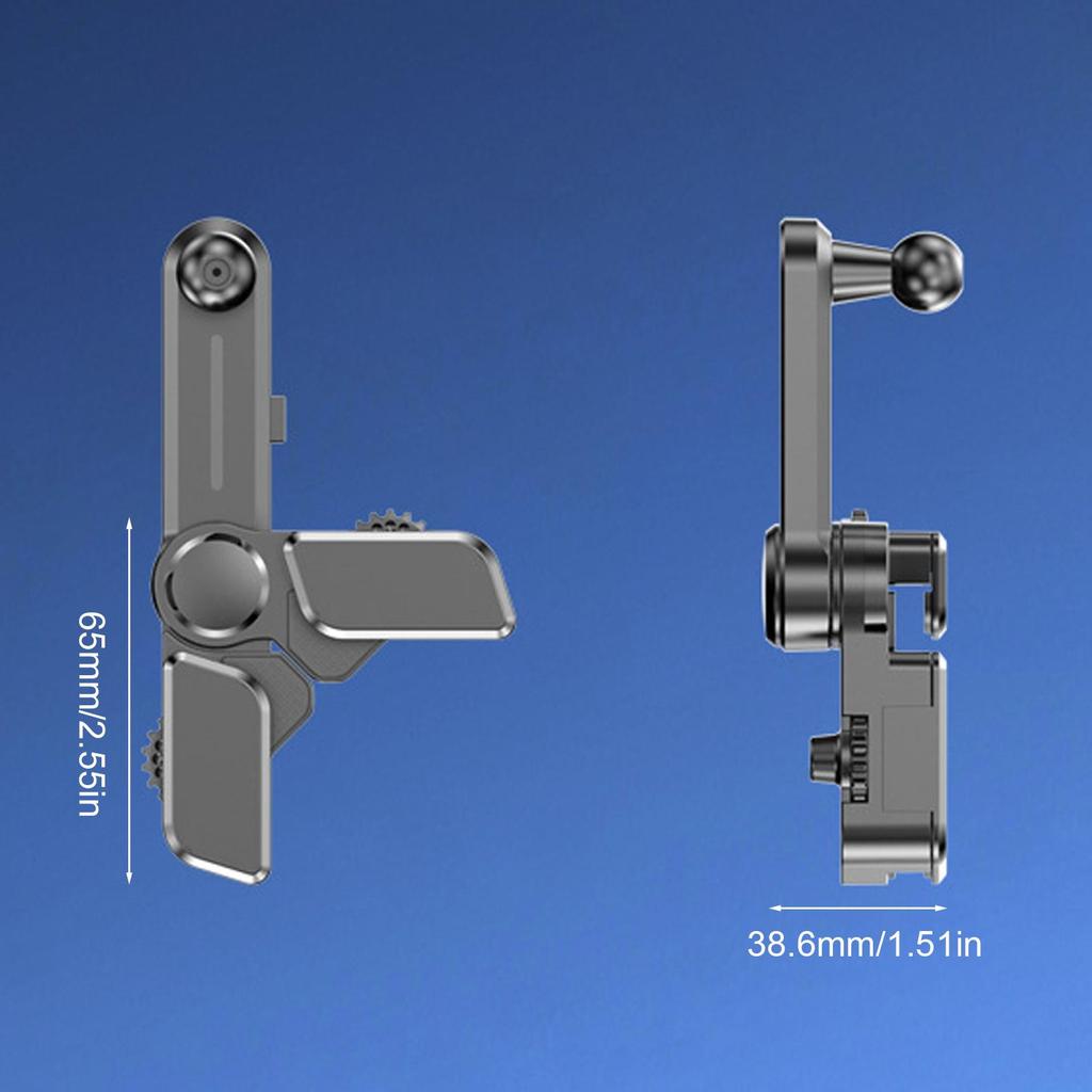 For Tesla Model Y / Tesla Model 3 Dashboard Console Screen Swivel Mount Screen Hinge Holder Four-Direction Adjustments Rotating