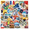 10/30/50pcs World Famous City Landscape Stickers Architecture Travel Scenery Decals DIY Toy Waterproof Graffiti Phone Luggage