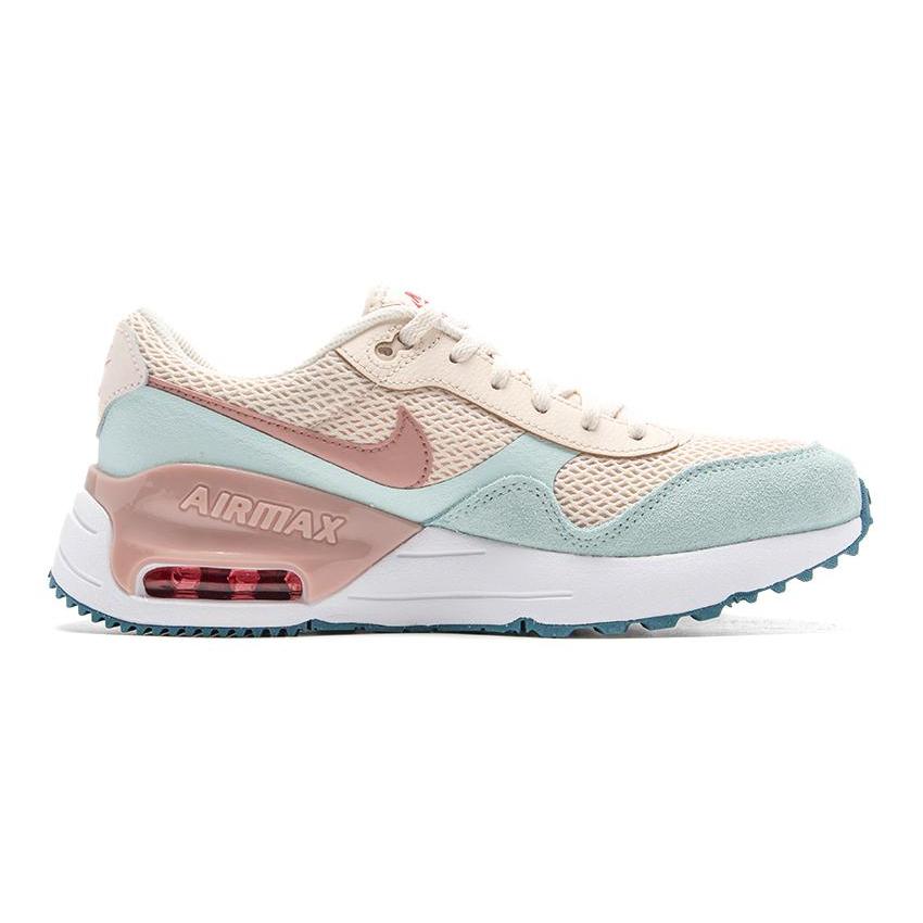 Nike Air Max SYSTM BG Low top Running Shoes White Pink Blue Unisex DQ0284-800