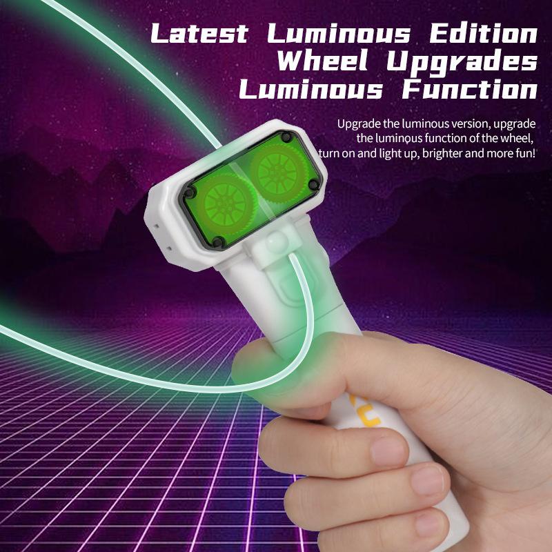 Licht Speelgoed Touw Gloeiend in het Donker Touw Touw Lanceerder Lichtgevend Draagbaar Handheld Touw Stressverlichters Speelgoed Voor Kinderen Feest Cadeaus