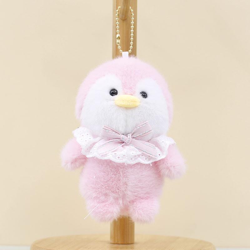 Charming Little Penguin Plushie Soft Short Plush Bag Ornament Pp Cotton Filling