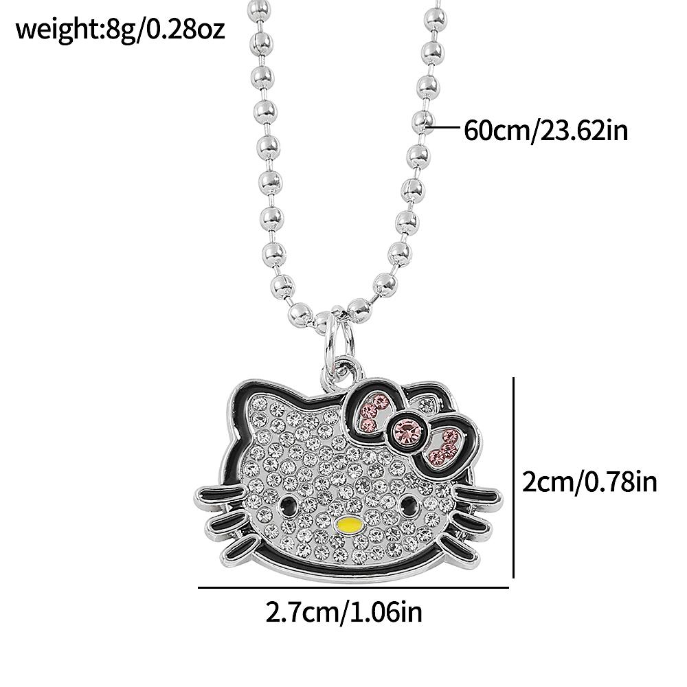 

Ожерелье Sanrio Hello Kitty Модная Аниме Фигурка Кулон-ожерелье Hello Kitty для Студентов Вечеринка по Случаю Дня Рождения Ювелирные Изделия Подарки
