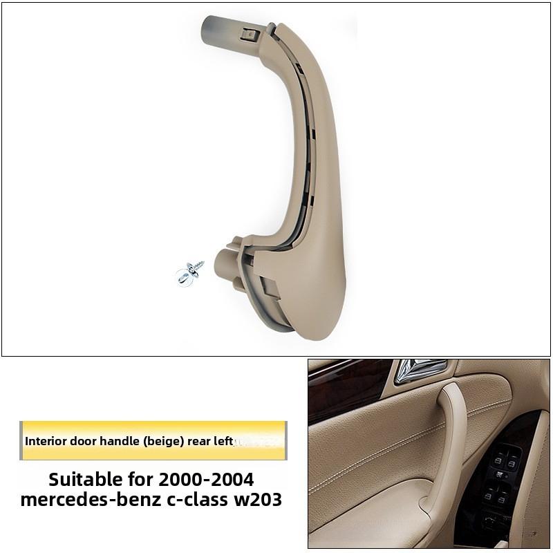 Car Inner Door Handle Trim Pull Grab Panel Handle 2038101551 2038101651 for For Mercedes Benz C-Class W203  2000-2007 Fit 4-Door Sedan Only