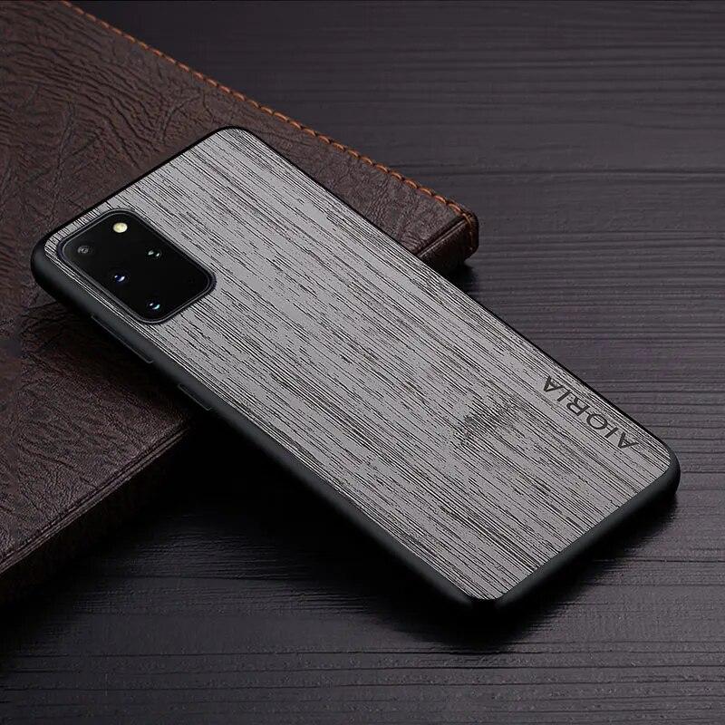

Чехол для Samsung Galaxy S20 Ultra Plus FE 5G, кожаный чехол с узором из бамбукового дерева, роскошный чехол для Galaxy S20 Ultra, чехол-капа S20 FE светло-серый