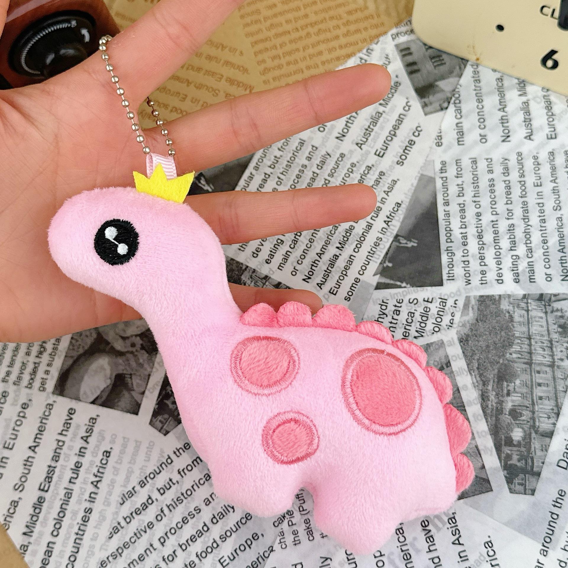 

Брелок с подвеской в виде динозавра для девочек - Украшение, декор для автомобиля и подвеска для рюкзака Height approximately 11 cm