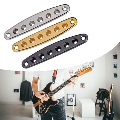 Guitar Mounting Ferrules Wear Resistance Guitar String Through Plate Zinc Alloy Guitar String Thru Body Plate Enduring