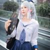 Genshin Impact Cos Costume Joy Tea Linkage Kamisato Ayaka JK Costume Shenli Lingren Cosplay Full Set Of Animation Cos