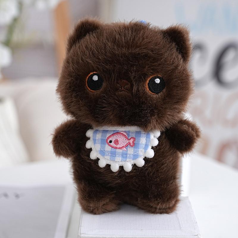 Plush Cat Keychain With Pp Cotton Filling For Kids And Adults