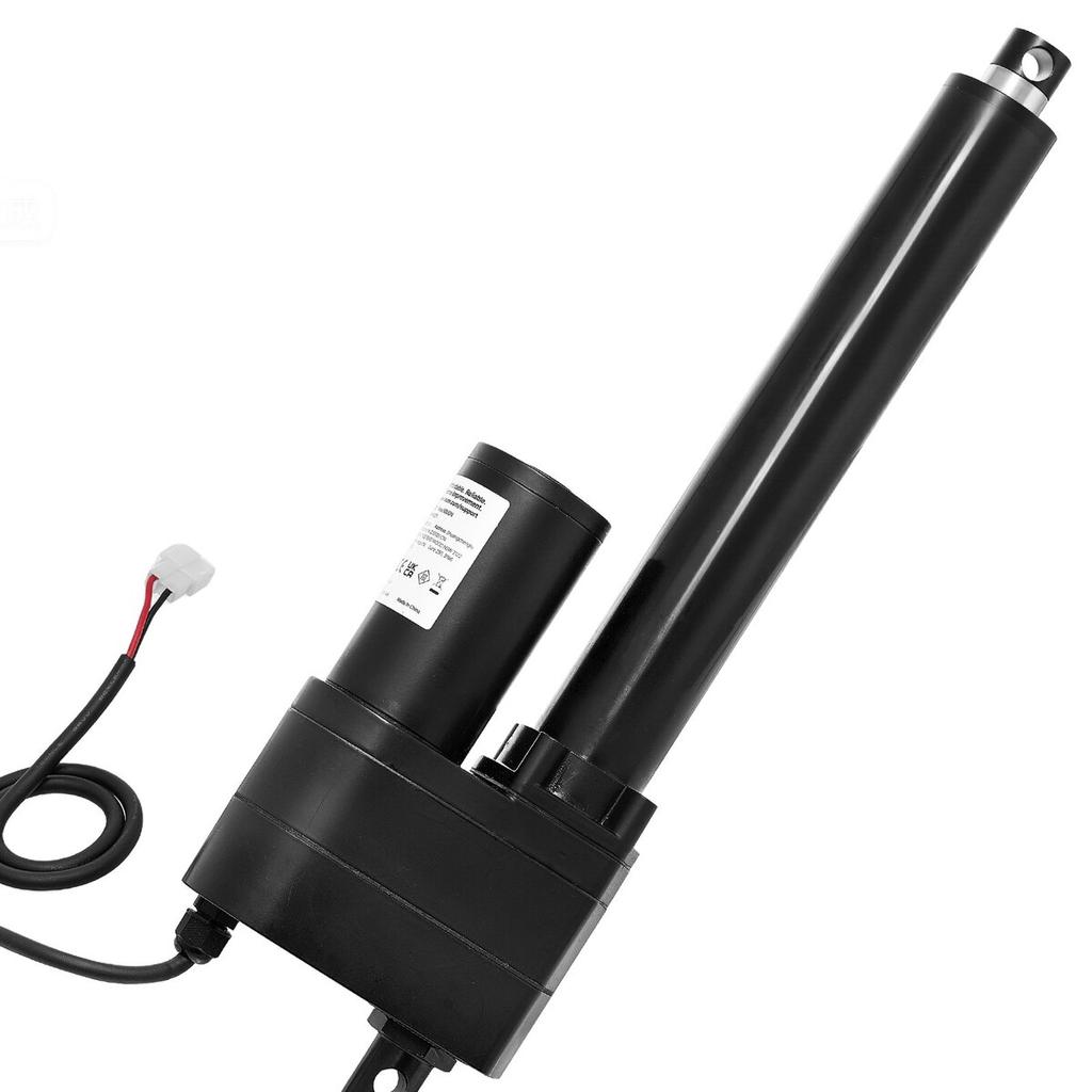 Attuatore Lineare 12V, Corsa 200mm Ultra Robusto 9000N Attuatore a Moto Lineare, Grado di Protezione IP65 5mm/s con Staffe di Montaggio per Macchinari Industriali