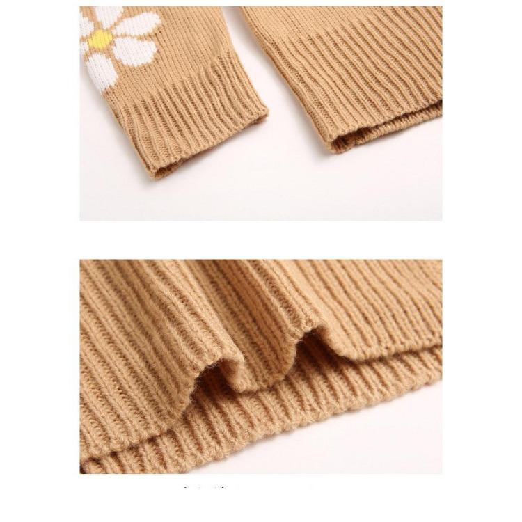 Cardigan Lung Preppy de Toamnă și Iarnă pentru Femei, Tricotat Larg, Palton, Îmbrăcăminte Exterioară la Modă, Pulover