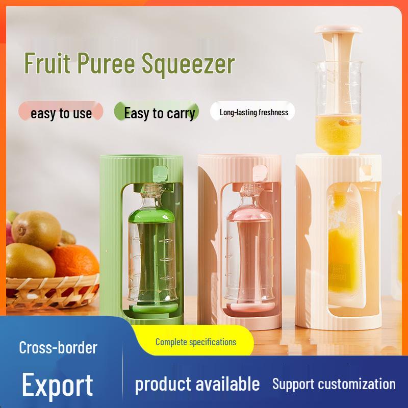 

Baby Fruit Puree Squeezer & Food Storage Dispenser брудно-білий
