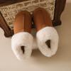 Mao Mao Snow Boots Women's Winter New Thick-soled Short Tube Thickened Lazy Cotton Shoes Women