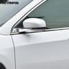 For Jeep Compass 2017-2024 2025 Chrome Side View Rearview Mirror Strip Molding Trim Sticker Exterior Accessories Car Styling